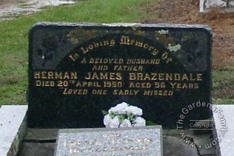 BRAZENDALE, Herman James